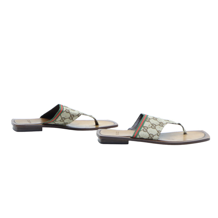 Gucci Infradito Marrone Eu 38 Donna