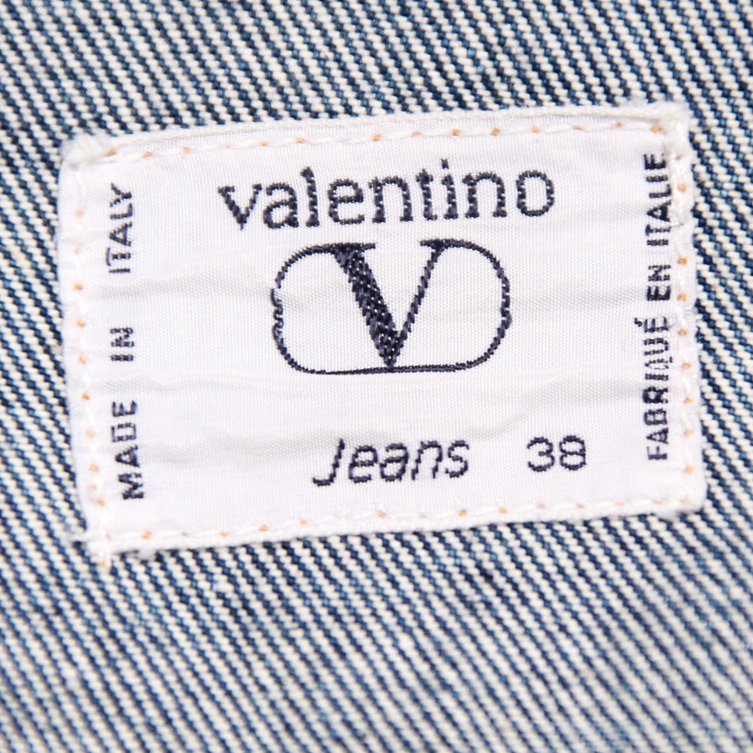 Valentino Giacca di Jeans Denim Taglia 38 Unisex