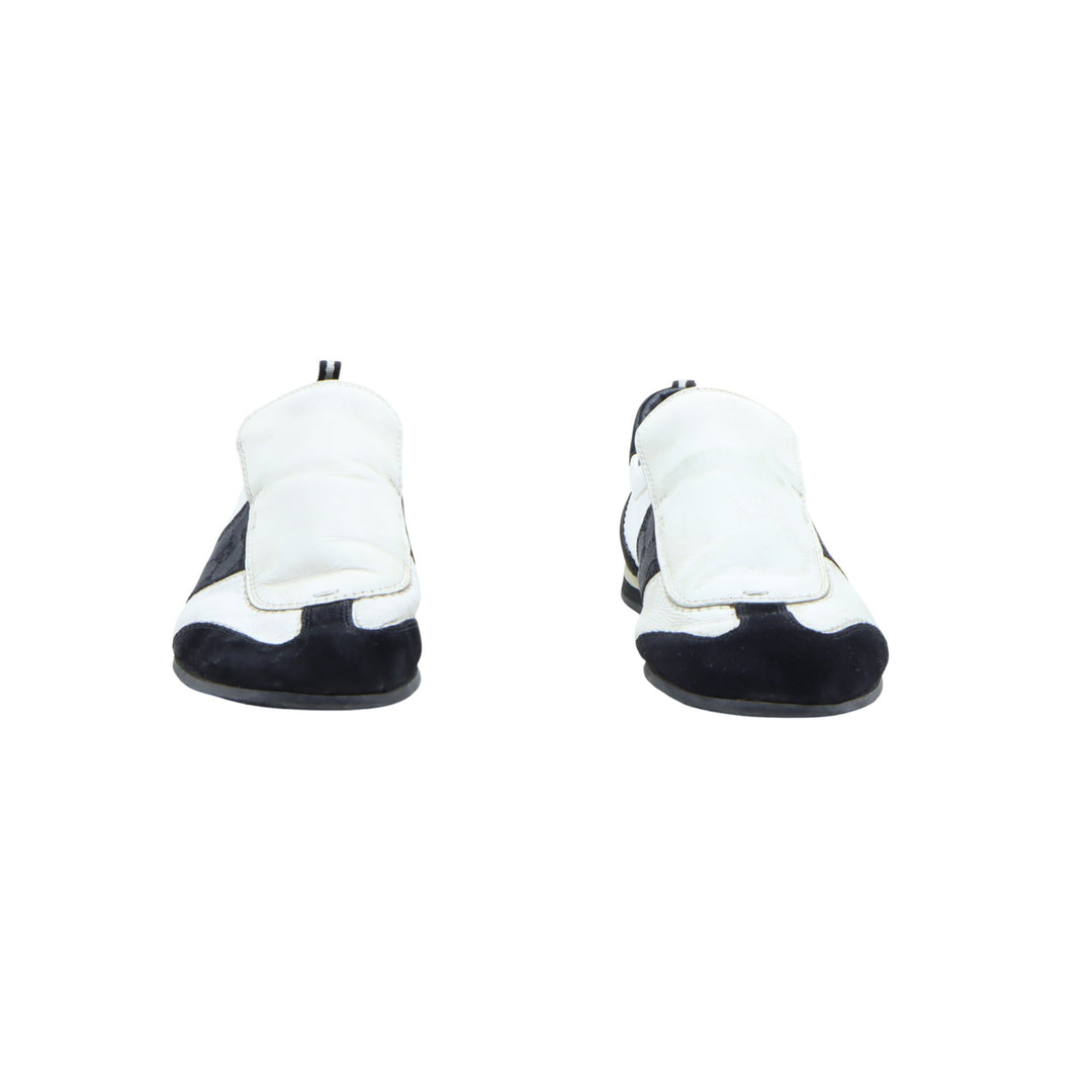 Gucci Sneakers Bianco e Nero Eu 41.5 Uomo