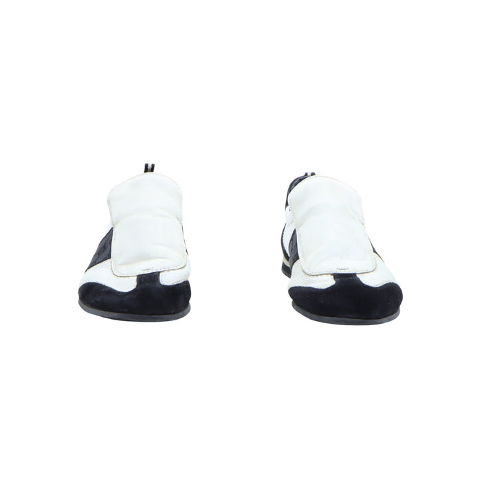 Gucci Sneakers Bianco e Nero Eu 41.5 Uomo