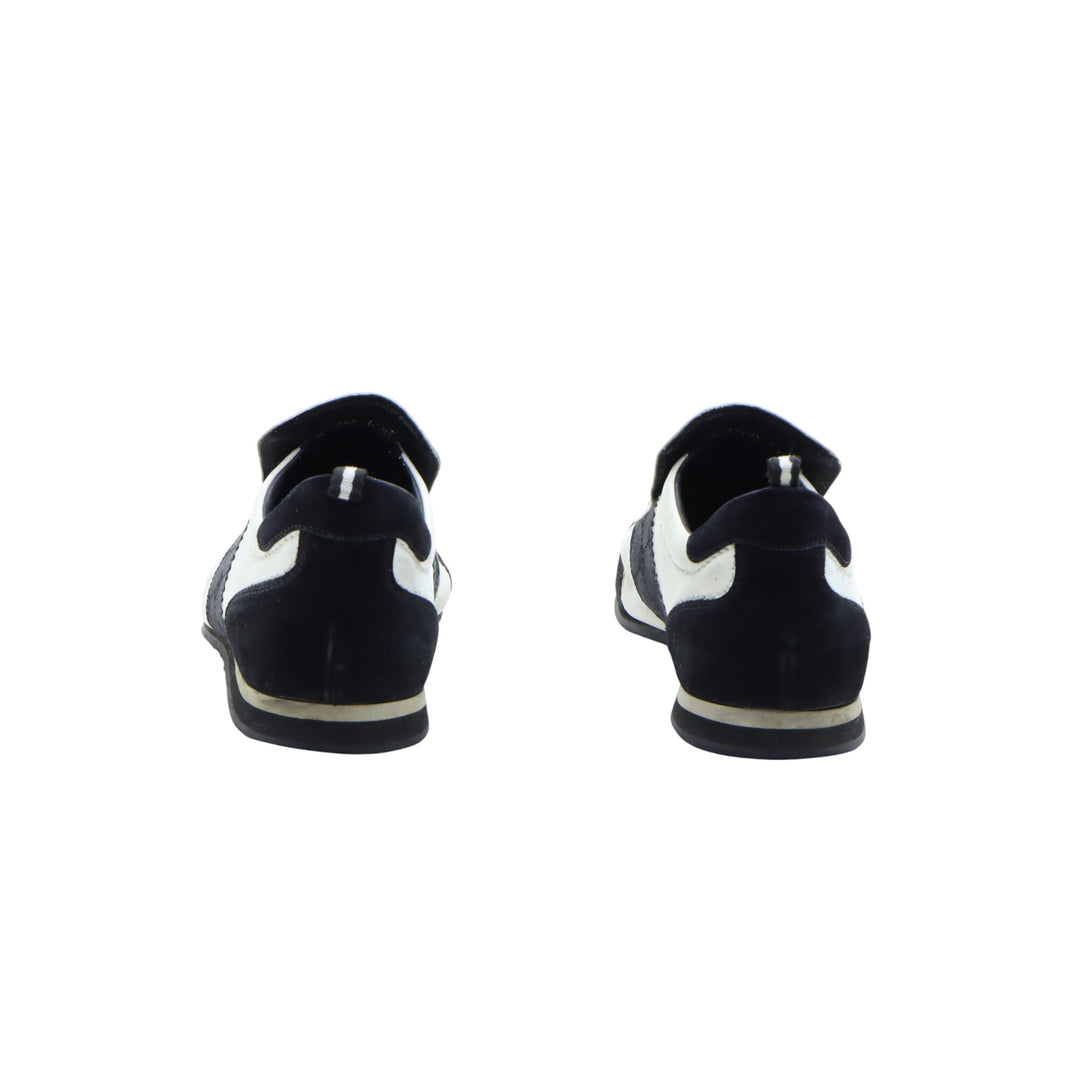 Gucci Sneakers Bianco e Nero Eu 41.5 Uomo