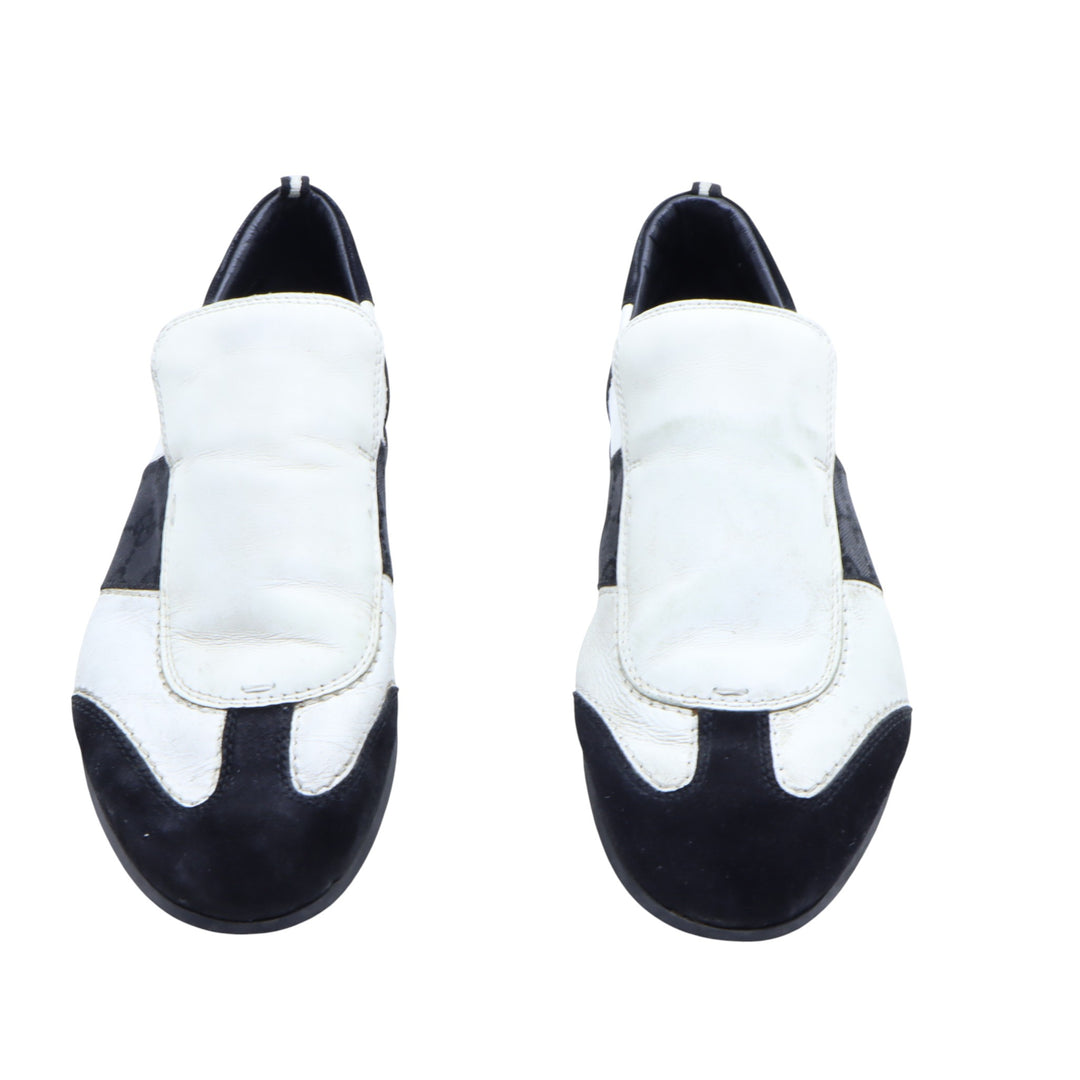 Gucci Sneakers Bianco e Nero Eu 41.5 Uomo