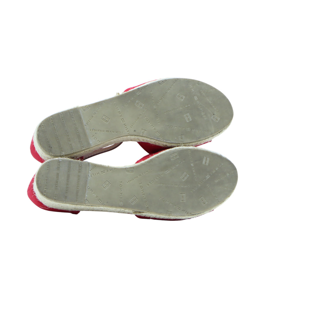 Tommy Hilfiger Sandalo Rosso Eu 37 Donna