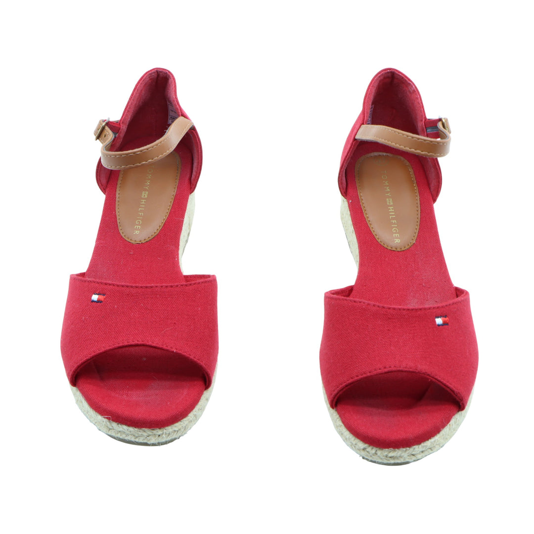 Tommy Hilfiger Sandalo Rosso Eu 37 Donna