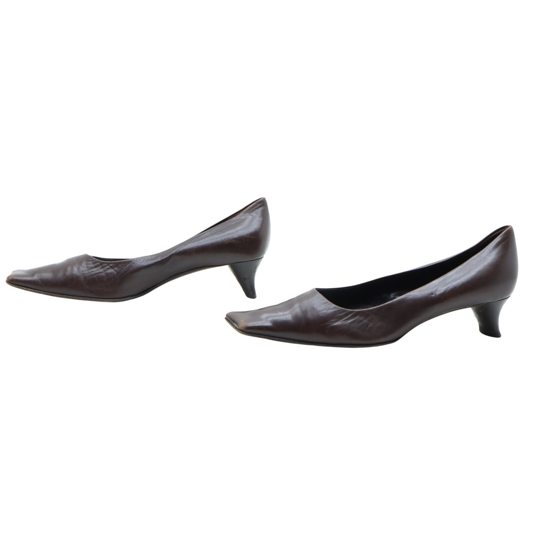 Prada Décolleté Marrone Eu 39 Donna