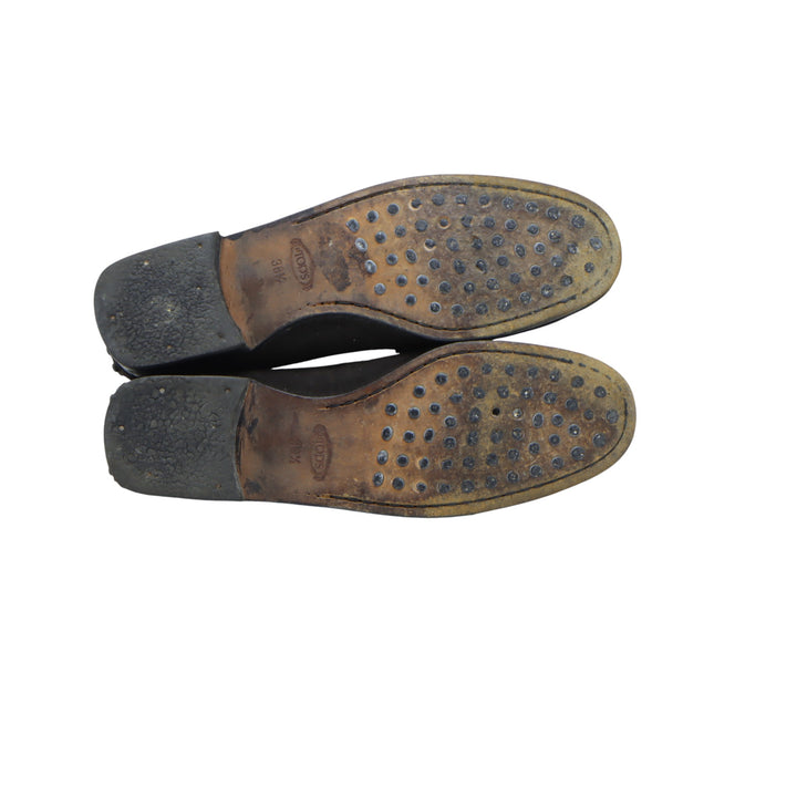 Tod's Mocassino Marrone Eu 38.5 Donna