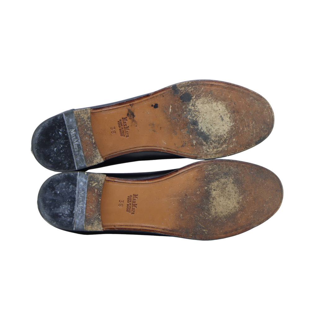 Max Mara Mocassino Nero Eu 38 Donna