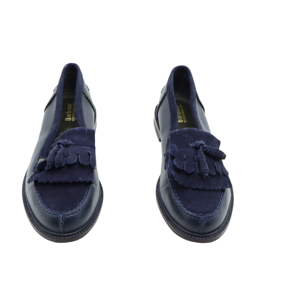 Barbour Mocassino Blu Eu 39 Donna