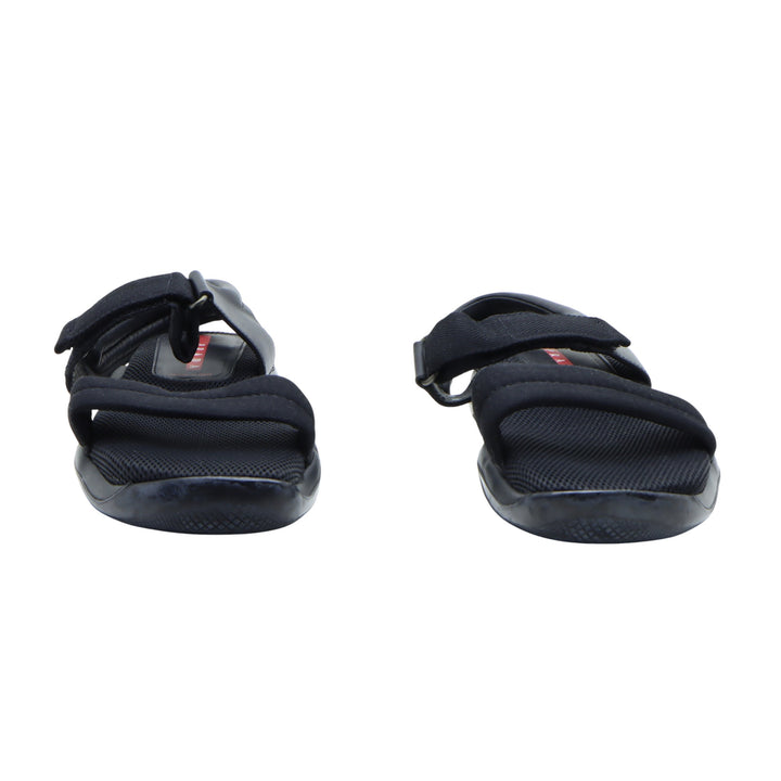 Prada Linea Rossa Sandalo Nero Eu 40 Uomo