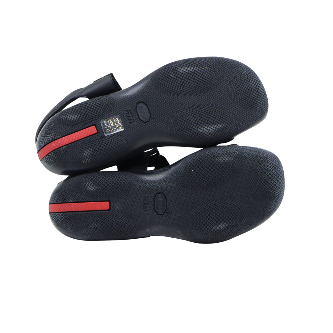 Prada Linea Rossa Sandalo Nero Eu 40 Uomo