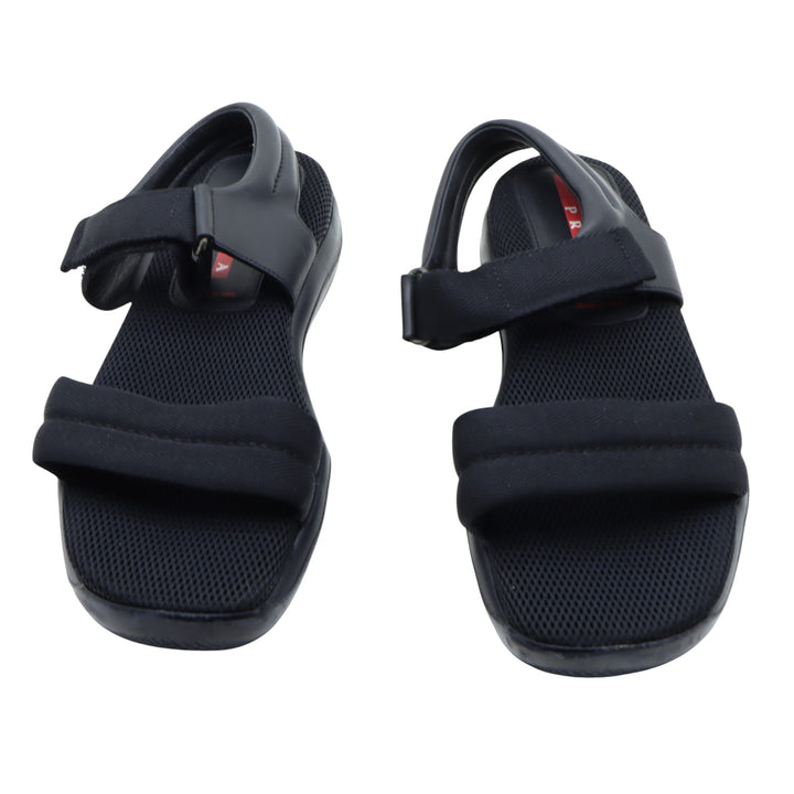Prada Linea Rossa Sandalo Nero Eu 40 Uomo