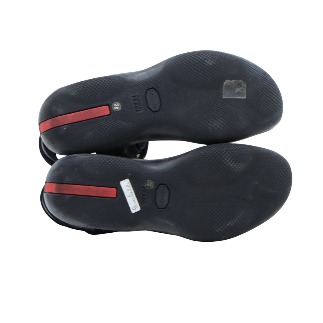 Prada Linea Rossa Sandalo Nero Eu 39 Donna