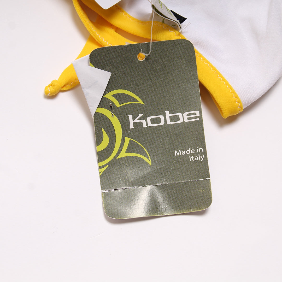 Kobe Costume Bikini Bianco e Giallo Taglia XS Donna Deadstock w/Tags