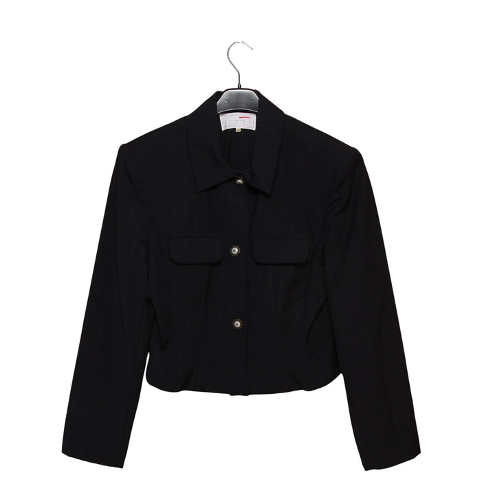 Vezzali Giacca Blazer Blu a Righe Taglia 40 Donna