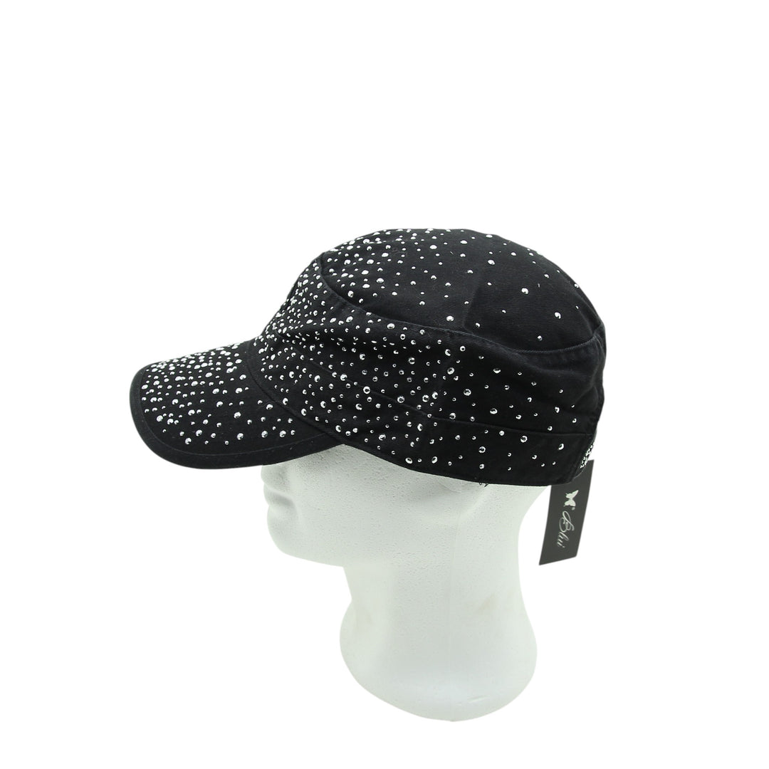 Blu Industries Cappello Nero Donna Deadstock w/Tags