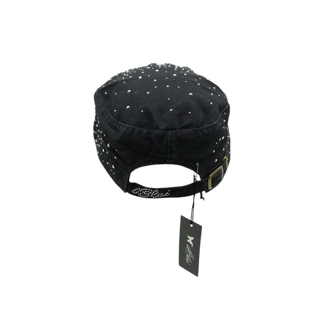 Blu Industries Cappello Nero Donna Deadstock w/Tags