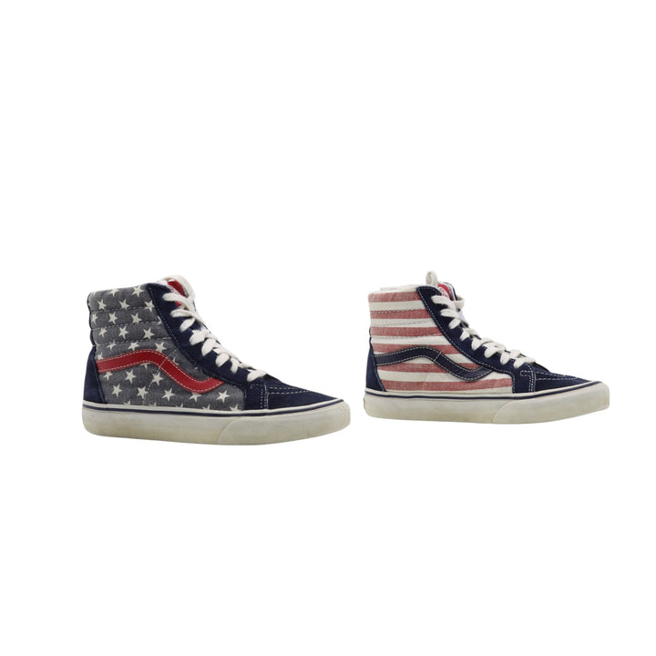Vans Vandoren Sk8-Hi Alte Bianco Blu Rosso Eur 36 Unisex