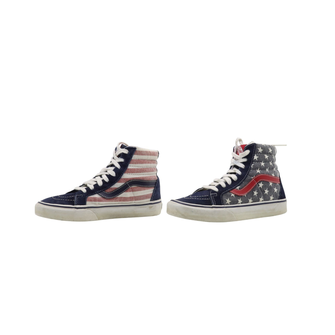 Vans Vandoren Sk8-Hi Alte Bianco Blu Rosso Eur 36 Unisex