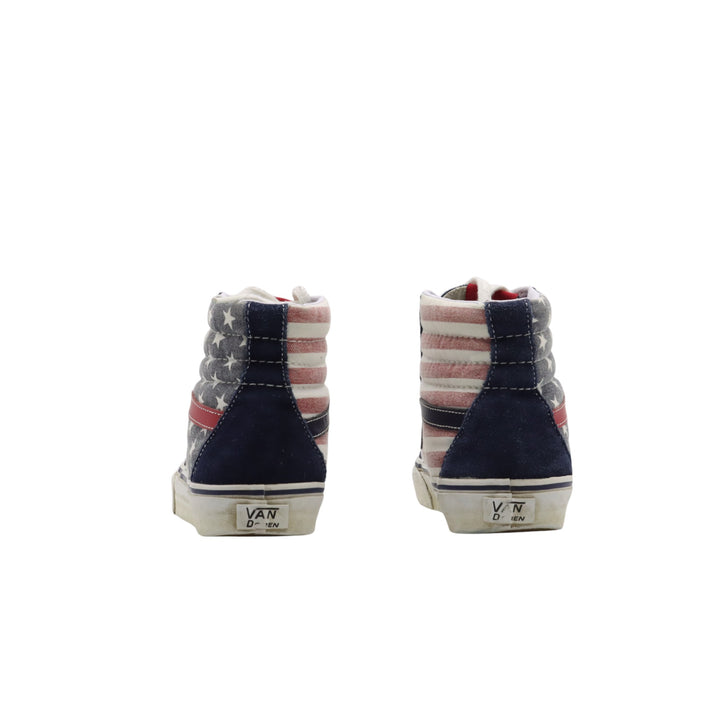 Vans Vandoren Sk8-Hi Alte Bianco Blu Rosso Eur 36 Unisex