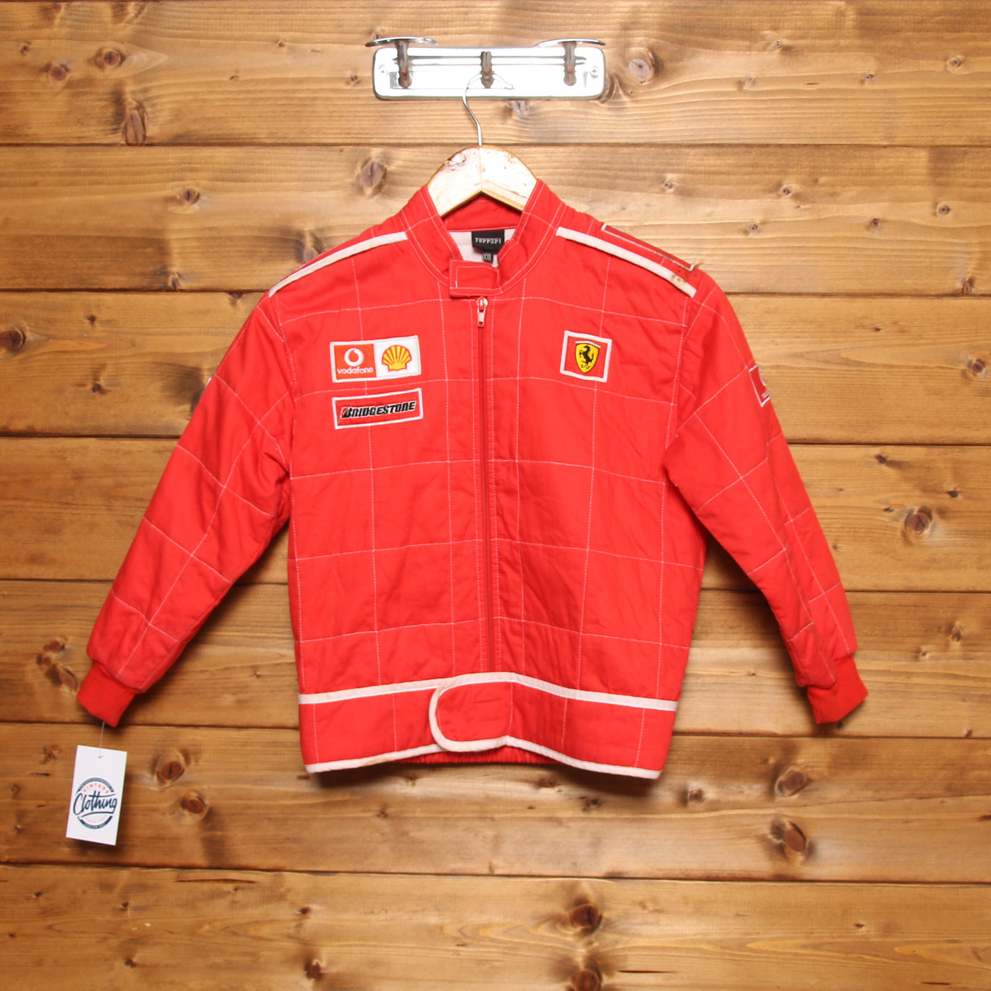 Ferrari Giacca Vintage Rossa Taglia XXL Bambino – Vintage Clothing