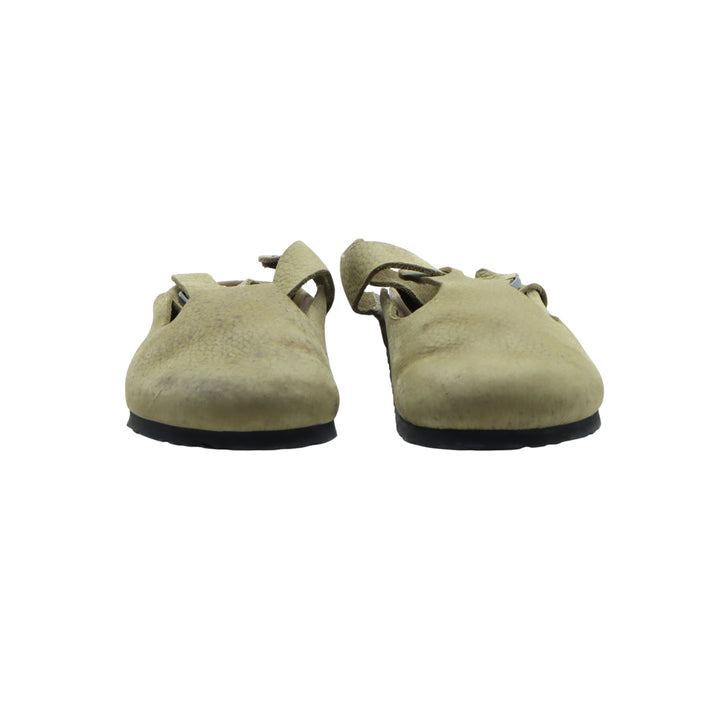 Birkenstock Boston Sandalo in Pelle Beige Eur 42 Uomo
