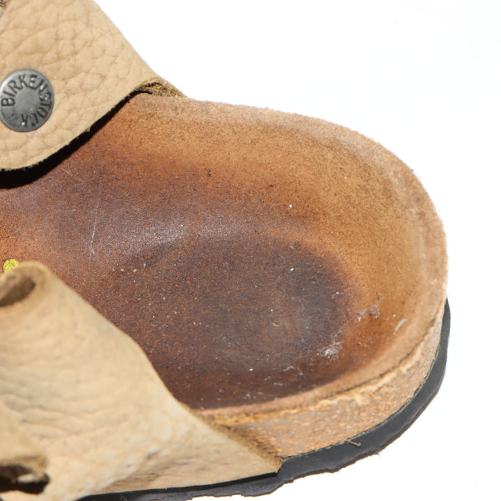 Birkenstock Boston Sandalo in Pelle Beige Eur 42 Uomo