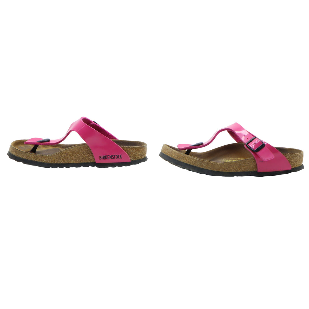 Birkenstock Gizeh Eva Infradito in Pelle Fucsia Eur 37 Donna