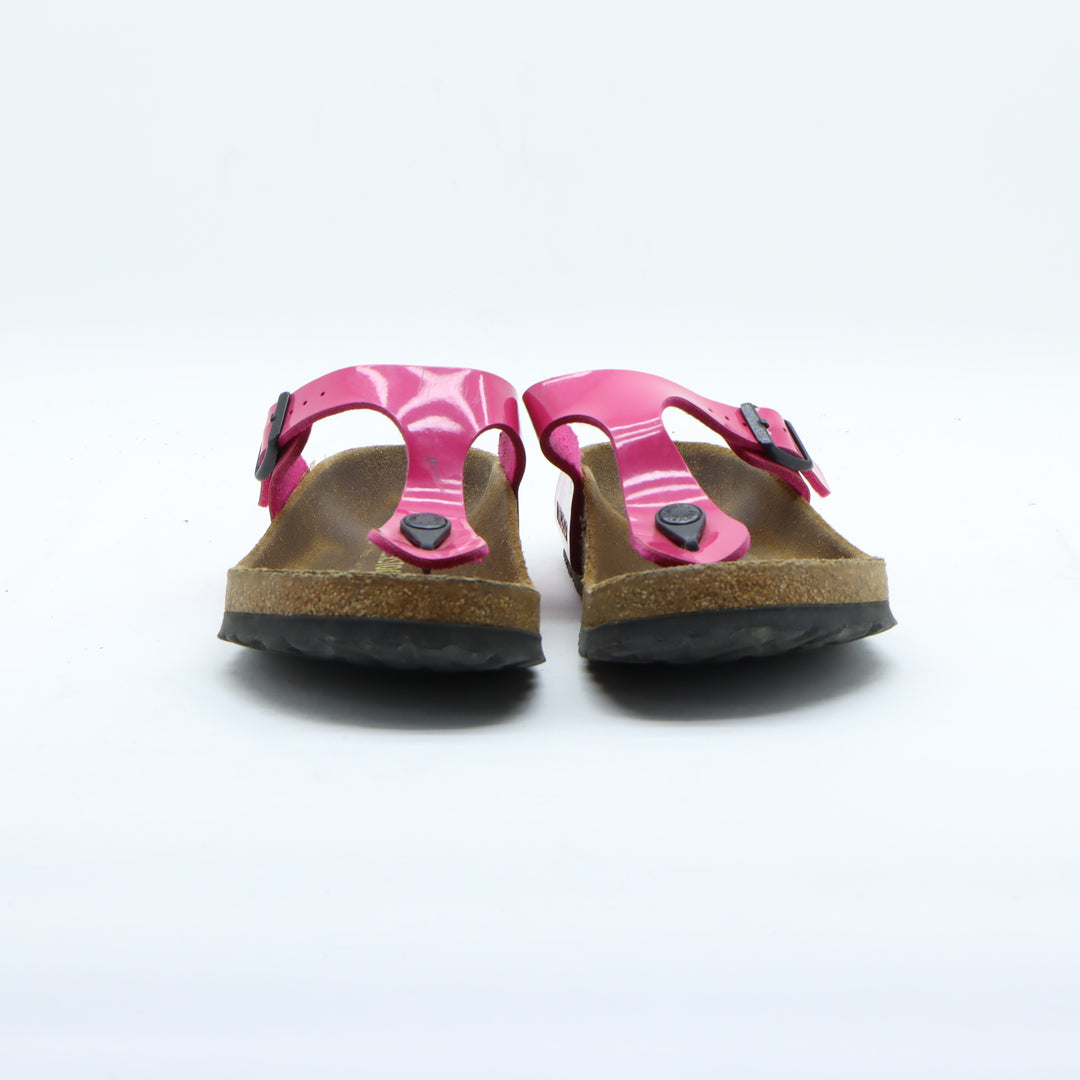 Birkenstock Gizeh Eva Infradito in Pelle Fucsia Eur 37 Donna