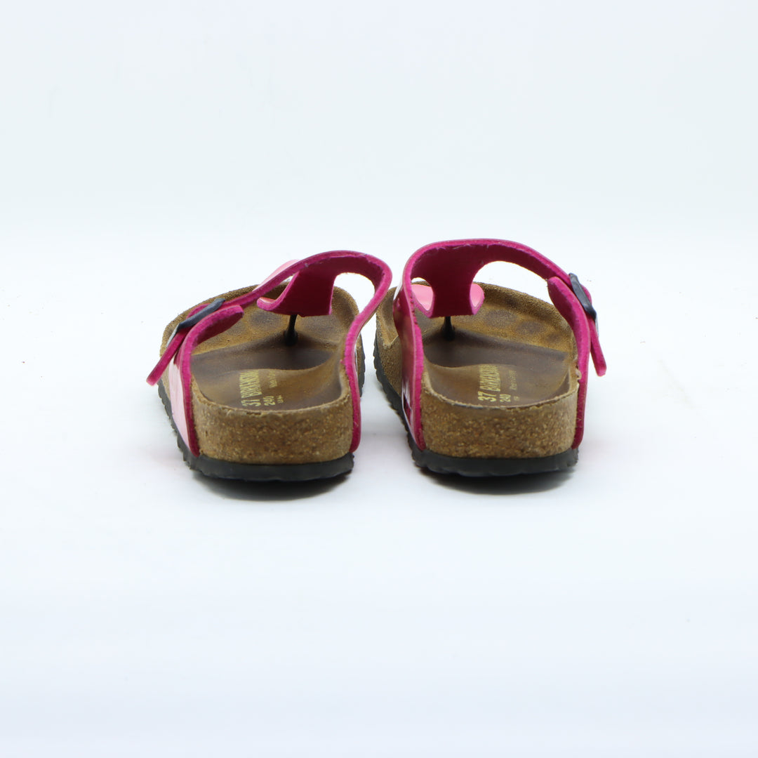 Birkenstock Gizeh Eva Infradito in Pelle Fucsia Eur 37 Donna