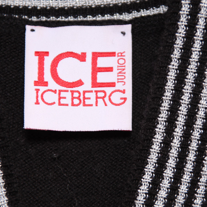 Iceberg Junior T-Shirt Nera e Grigia Bambino