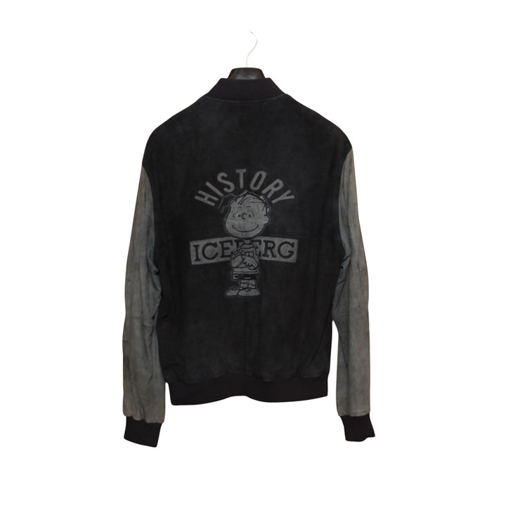Iceberg Giubbotto Vintage Blu e Grigio Taglia 52 Uomo