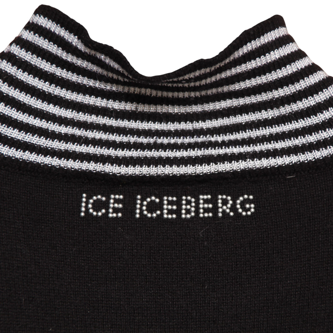 Iceberg Junior T-Shirt Nera e Grigia Bambino