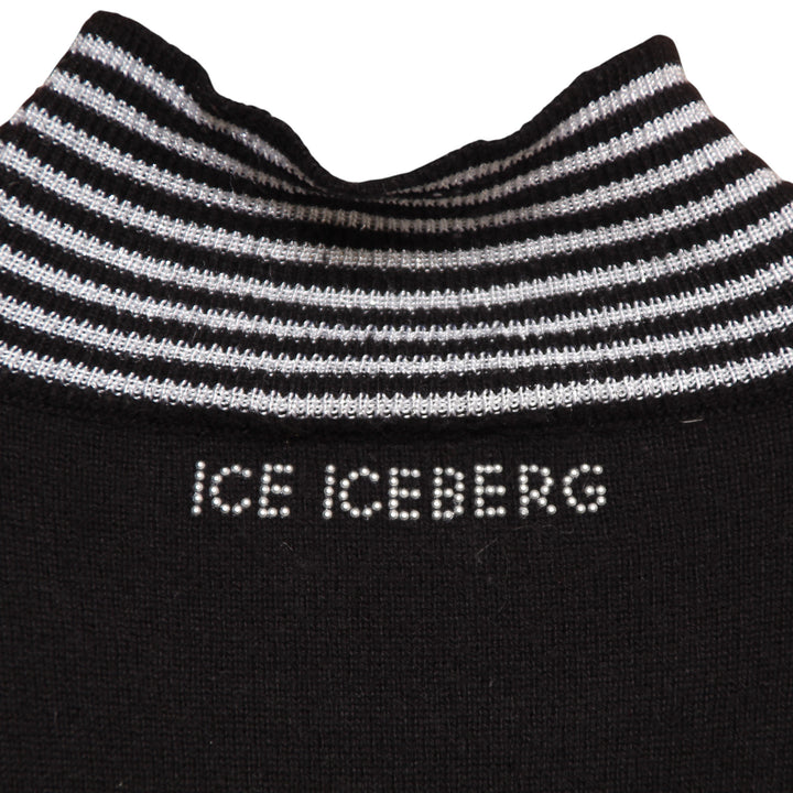 Iceberg Junior T-Shirt Nera e Grigia Bambino