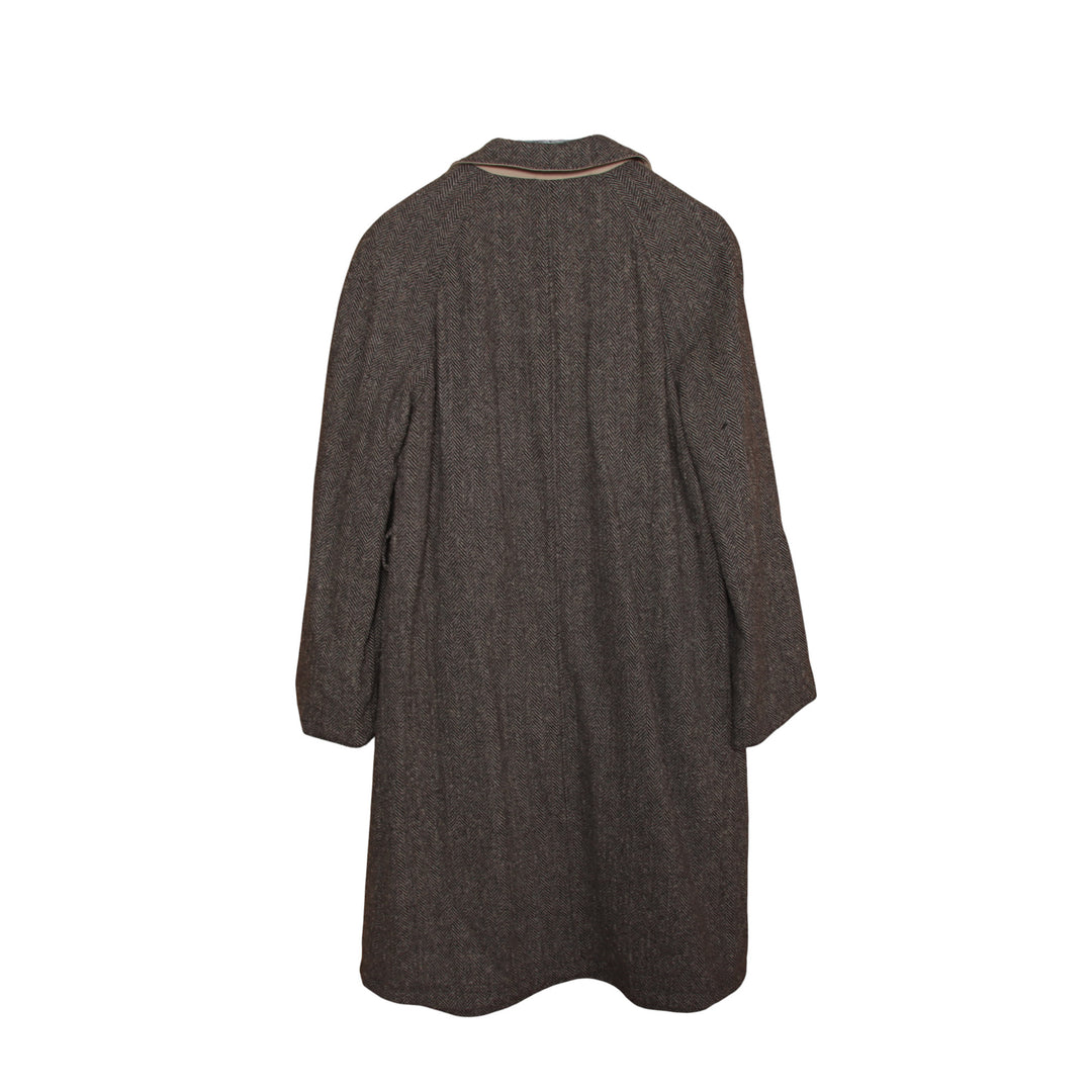 Industria della Moda Trench Double Face Grigio e Beige Taglia M-L Uomo