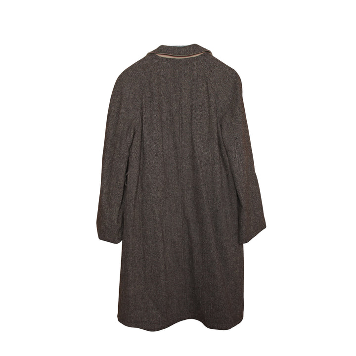 Industria della Moda Trench Double Face Grigio e Beige Taglia M-L Uomo