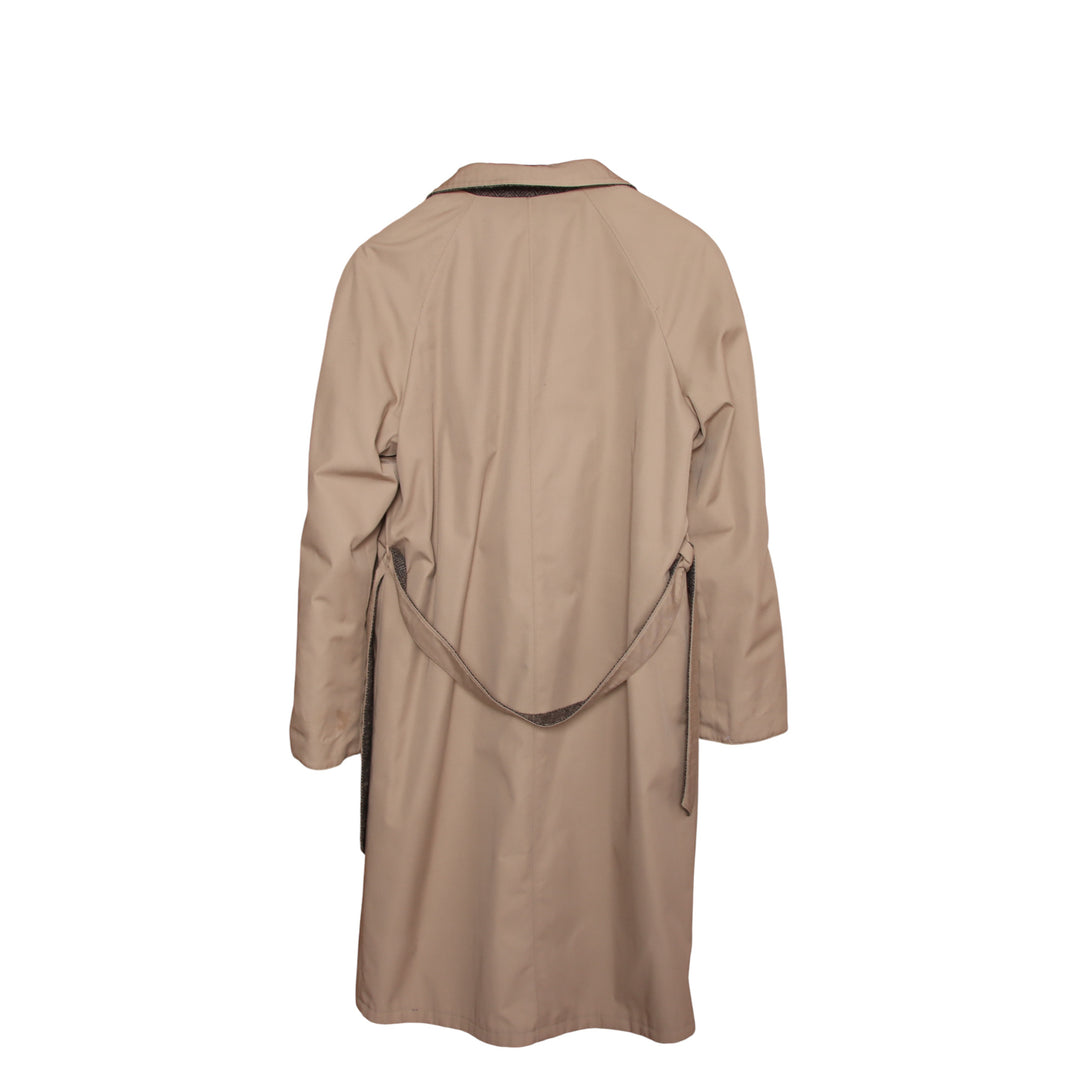 Industria della Moda Trench Double Face Grigio e Beige Taglia M-L Uomo
