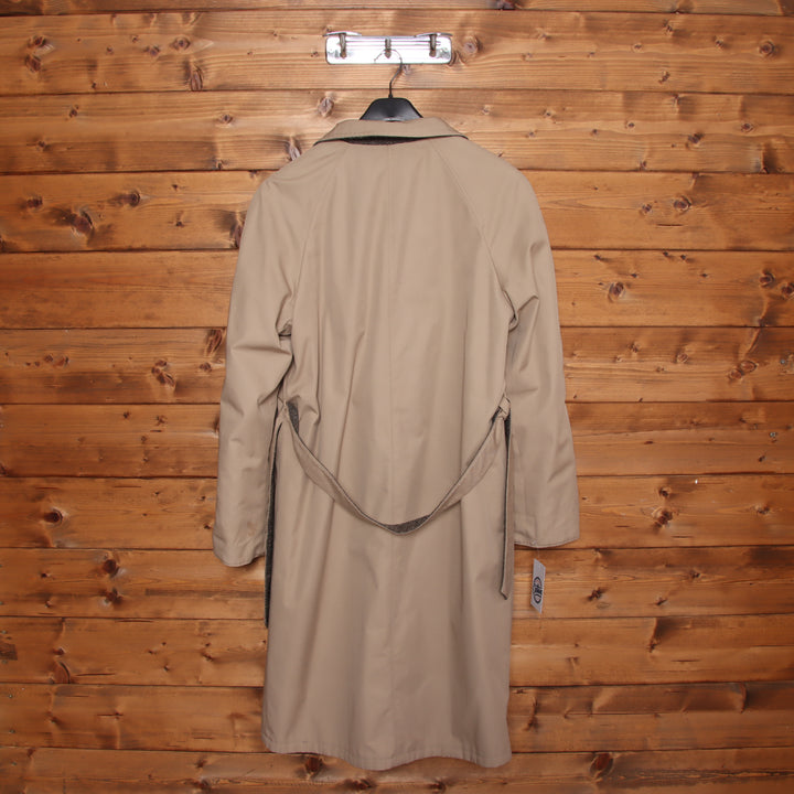 Industria della Moda Trench Double Face Grigio e Beige Taglia M-L Uomo