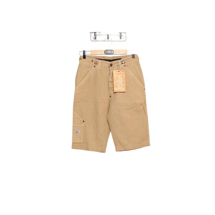 Jaggy Bermuda Cargo Rivettato Marrone W28 Uomo Deadstock w/Tags