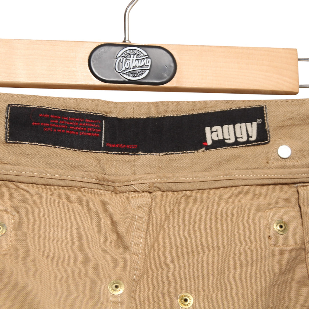 Jaggy Bermuda Cargo Rivettato Marrone W30 Uomo Deadstock w/Tags