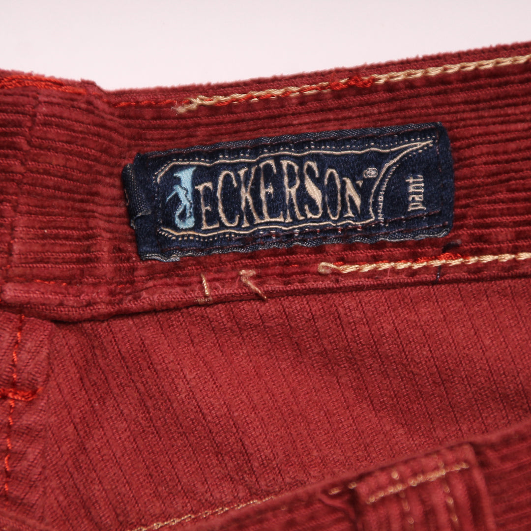 Jerckerson Jeans in Velluto Bordeaux W40 Uomo