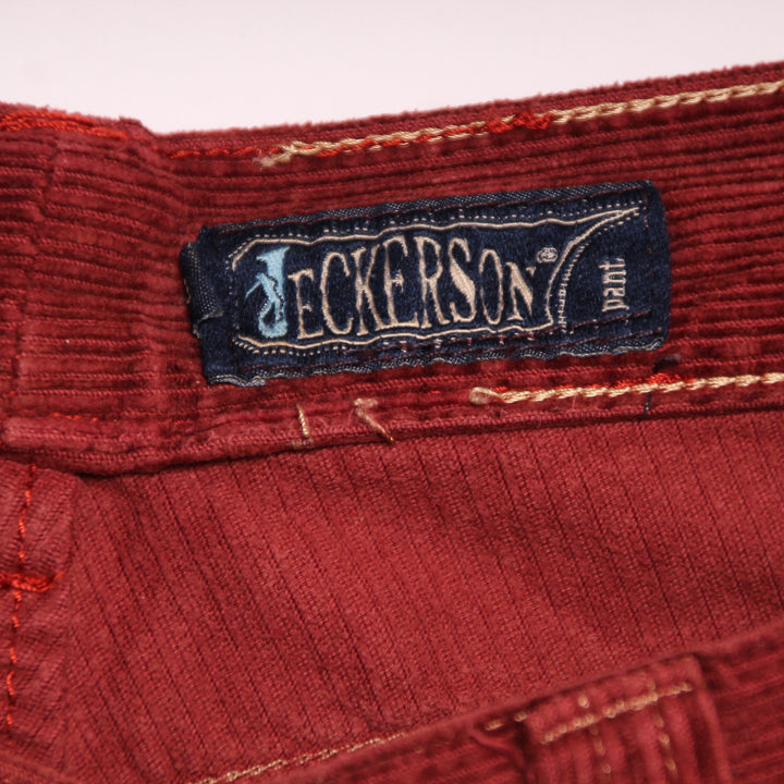 Jerckerson Jeans in Velluto Bordeaux W40 Uomo