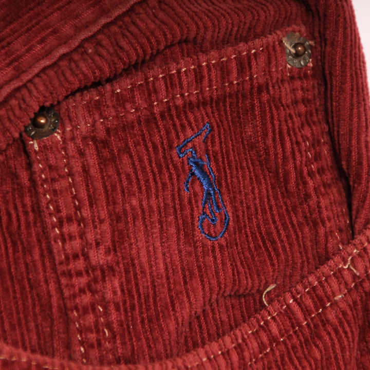 Jerckerson Jeans in Velluto Bordeaux W40 Uomo