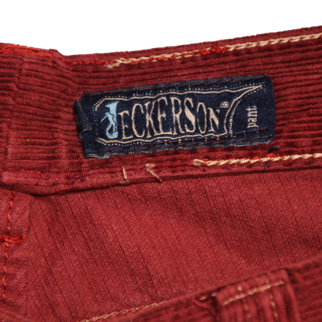 Jerckerson Jeans in Velluto Bordeaux W40 Uomo