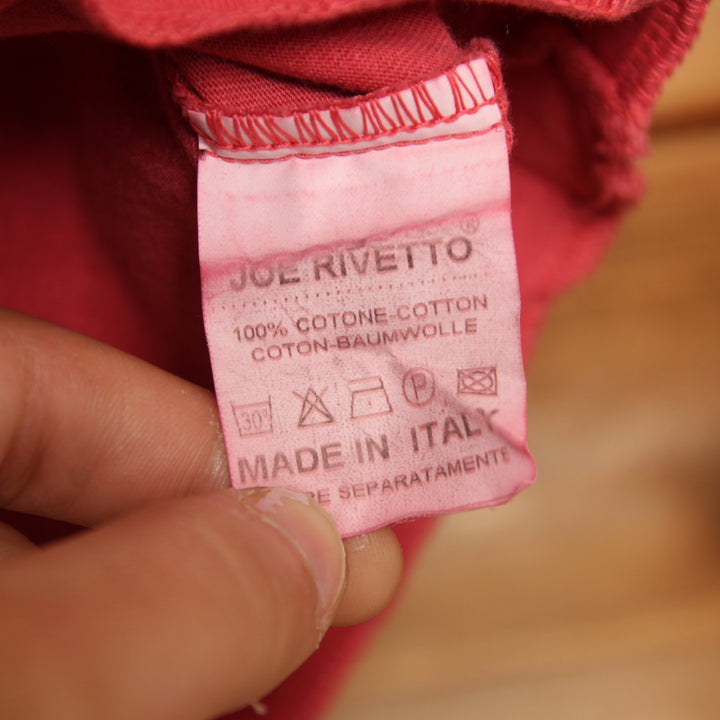 Joe Rivetto Maglia Rosa Taglia S Donna Deadstock w/Tags