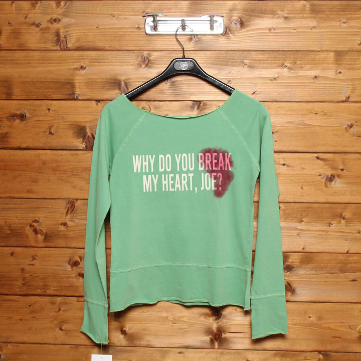 Joe Rivetto Maglia Verde Taglia L Donna Deadstock w/Tags