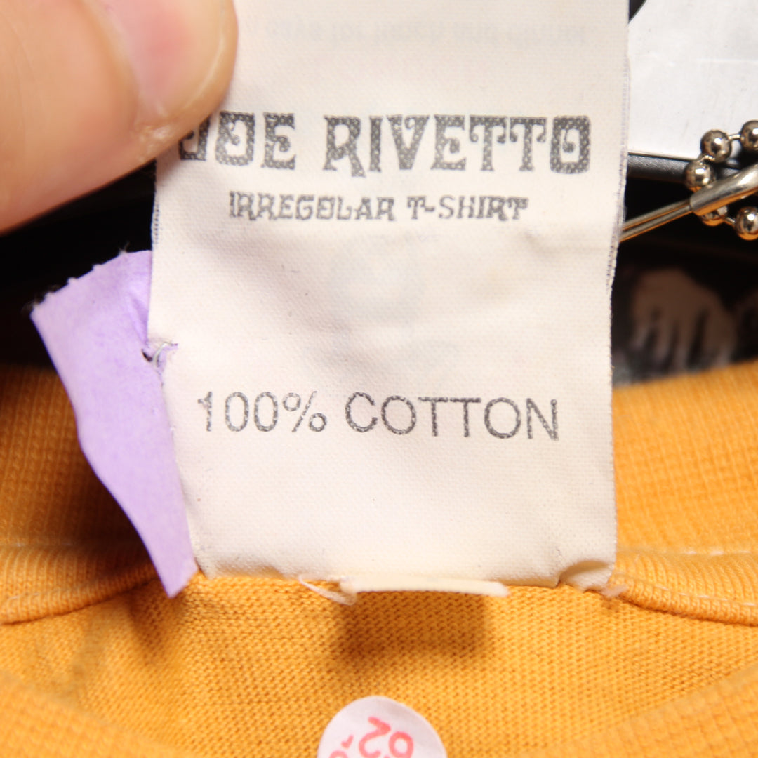 Joe Rivetto T-Shirt Gialla Taglia XS Donna Deadstock w/Tags