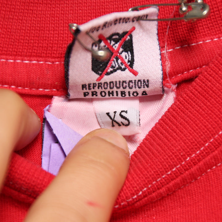 Joe Rivetto T-Shirt Rossa Taglia XS Donna Deadstock w/Tags