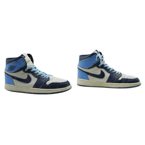 Jordan 1 Retro HIgh sneakers blu e bianca EU 42 uomo