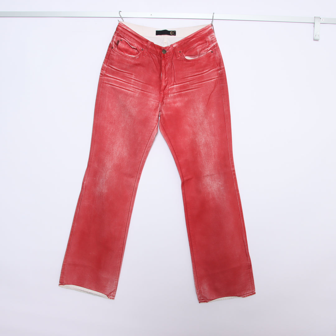 Just Cavalli Bootcut Jeans Rosso W33 Donna