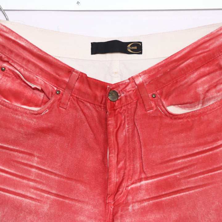 Just Cavalli Bootcut Jeans Rosso W33 Donna